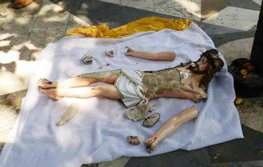 Christ Statue-...
